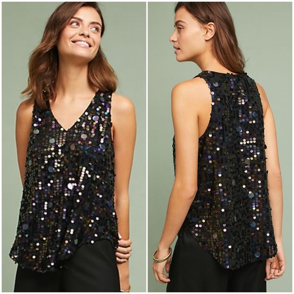 sequin swing top
